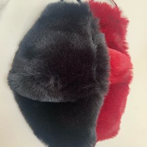 Faux fur fashion mask